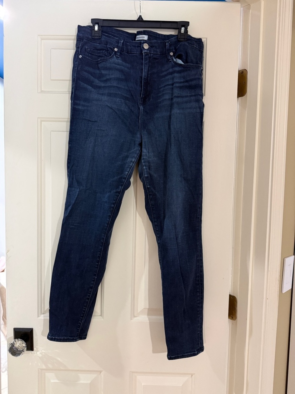 Good American Dark Indigo Stretch Skinny Jeans